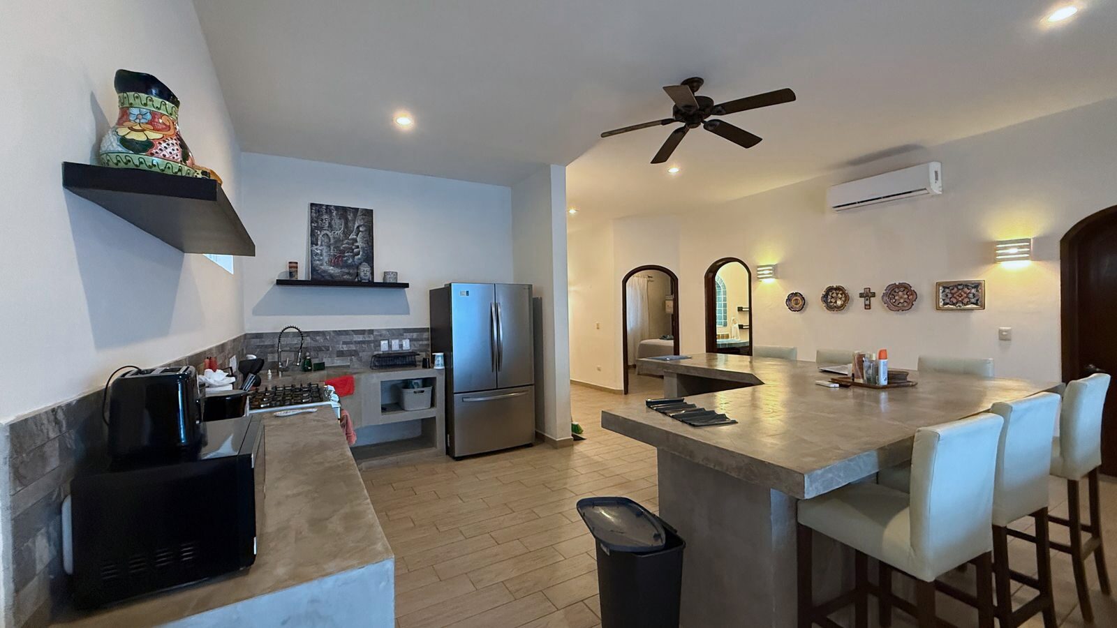 Fully equipped modern kitchen