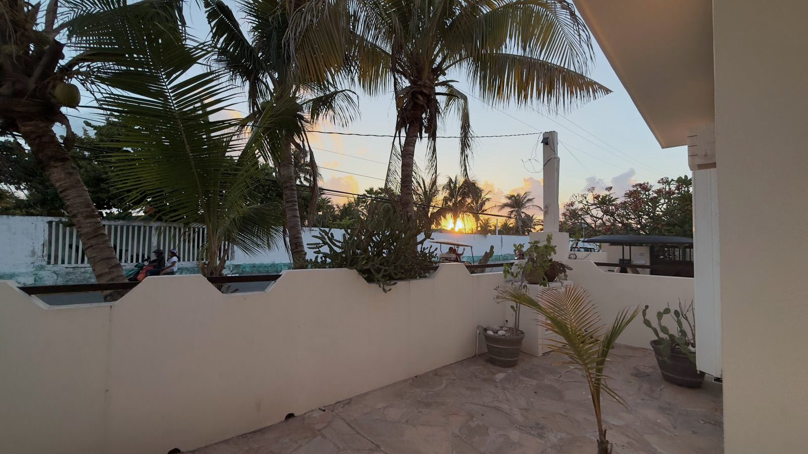 Master bedroom detail in 3-bedroom beachfront house Isla Mujeres