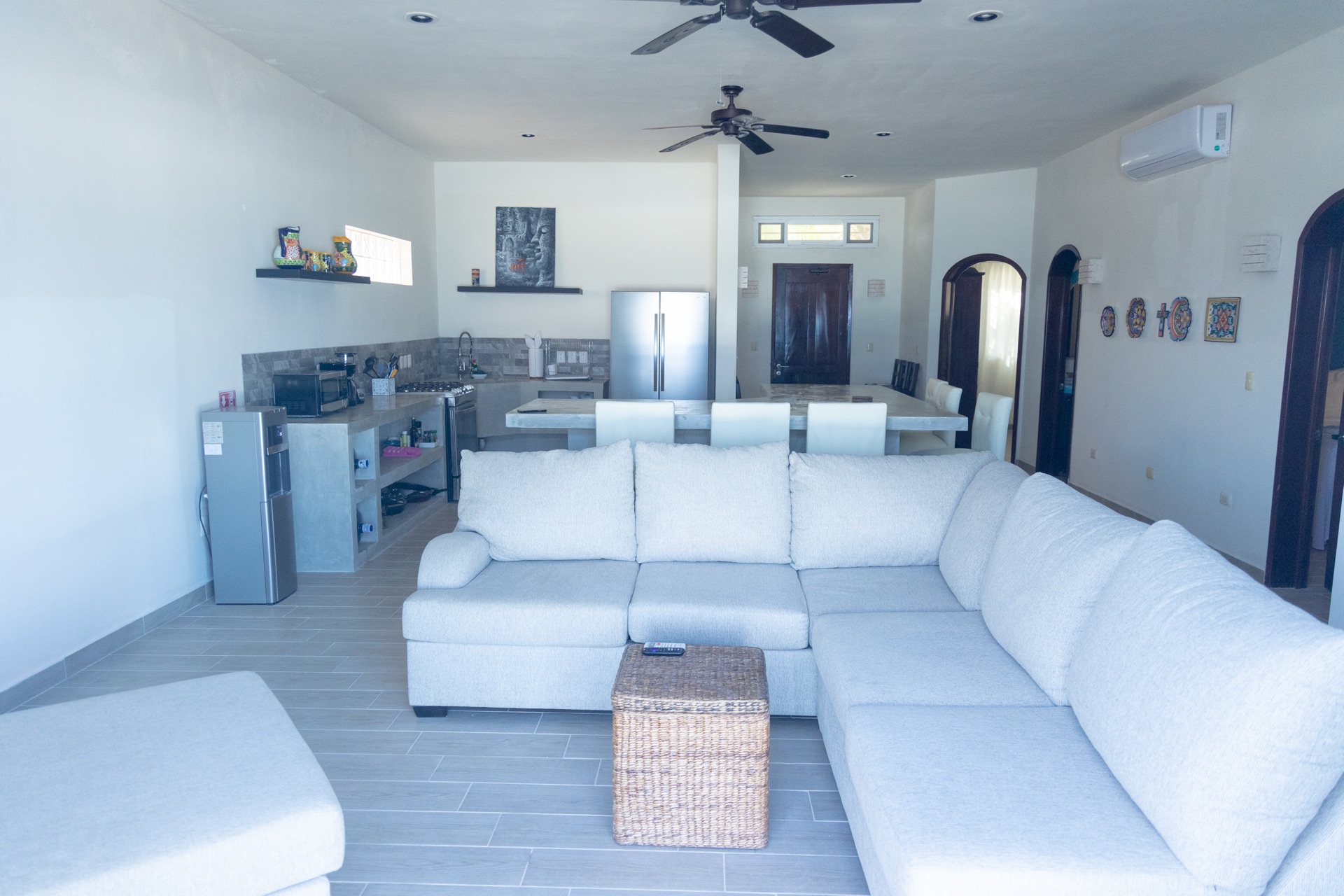 Open plan living and kitchen — Rincón del Descanso Isla Mujeres